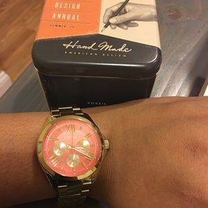 Fossil gold watch!